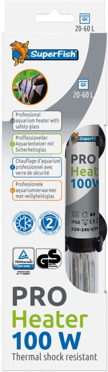 SuperFish Pro verwarming 100W